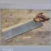Vintage Tyzack And Sons Of Sheffield 14” Brass Back Bench Saw 11 TPI