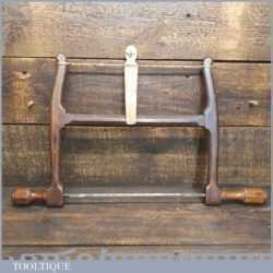 Nice Antique E. G. Birch Kentish Town 1875-1905 Beechwood Boxwood Bow Saw
