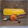 Vintage Boxed Stanley No: 803 Double Pinion Egg Beater Hand Drill - Good Condition