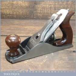 Vintage Pre-War Stanley USA No: 4 Smoothing Plane - Rosewood Handles Fully Refurbished