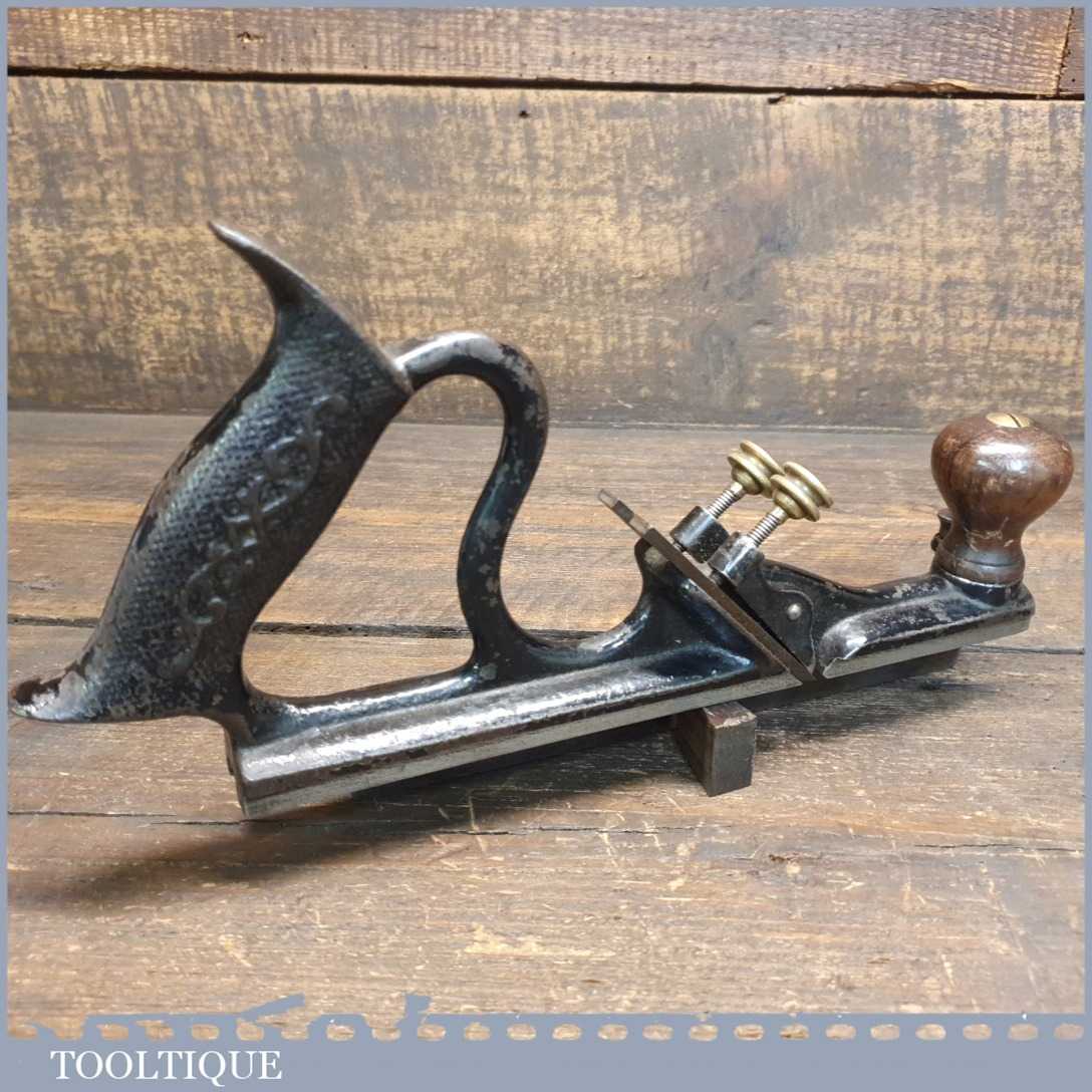 Antique Stanley No 48 Tongue & Groove Plane With Rotating Fence Earlier Type Tooltique