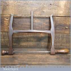 Early Vintage Boxwood Handled Beechwood Bow Saw - Good Condition