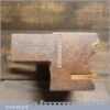 Antique John Moseley Astragal Beechwood Moulding Plane - Boxwood Insert