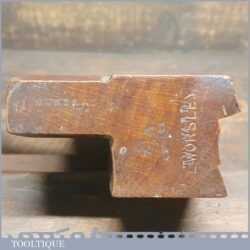 Vintage C. Nurse Sash Ovolo 5/8”-1 Beechwood Moulding Plane - Good Condition