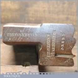 Antique Moseley Late Mutter 1800’s No: 9 Grecian Ogee Beechwood Moulding Plane