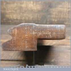 Antique Preston & Son London 1852-1856 Complex Beechwood Moulding Plane