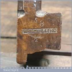 Unrecorded Maker Antique 18th C W. P. Culling Sash Ovolo Beechwood Moulding Plane