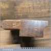 Antique Edwards Of Bays & Rye Side Rounding Beechwood Moulding Plane