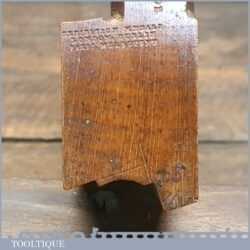 Crisp Antique W Greenslade Bristol 5/8”-2 Sash Ovolo Beechwood Moulding Plane