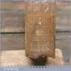 Vintage W. Marples & Sons ¼” Sash Ovolo Beechwood Moulding Plane