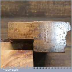 Vintage R. Routledge 5/8” Lamb’s Tongue Sash Beechwood Moulding Plane
