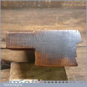 Antique John Moseley & Son 5/8”-2 Sash Ovolo Beechwood Moulding Plane
