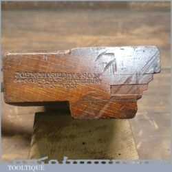 Antique John Moseley & Son 1862-1894 Complex Beechwood Moulding Plane