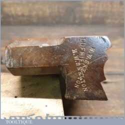 Antique 18th Century Square Ovolo Beechwood Moulding Plane