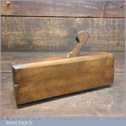 Antique Stokoe 1817-1840 Quirk Ogee Beechwood Moulding Plane
