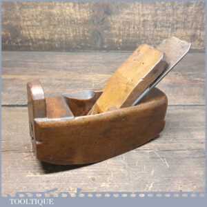 Vintage Carpenter’s 7” Beechwood Compass Plane - Lapped Ready To Use Vintage Carpenter’s 7” Beechwood Compass Plane - Lapped Ready To Use