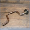 Antique Scotch Brace With Working Quick Release Lever - Brass Ebony Head