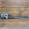 Vintage Garrington 18” Stillson Pipe Wrench - Good Condition