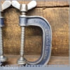 Vintage Pair Of Record 3” Woodworking G Clamps - Good Condition