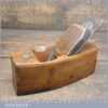 Antique Gregg Chelsea 1861-1872 Carpenter’s 8” Beechwood Smoothing Block Plane