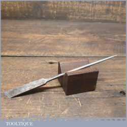 Vintage Carpenters Marking Awl And Striking Knife - Good Condition