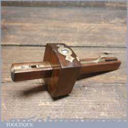 Vintage Carpenter’s Rosewood Brass Mortise Gauge - Good Condition