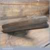 Antique Oak Saw Sharpening Vice With Cast Iron Threw & Locking Screw