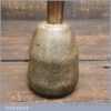 Vintage Stonemasons 3 ¼ lb Lead Mallet Wooden Handle - Good Condition