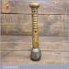 Vintage Stonemasons 1 ¼ lb Lead Mallet Wooden Handle - Good Condition