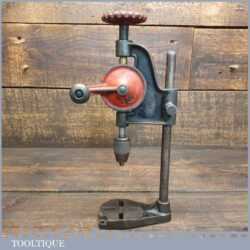 Small German 12” Tall Vintage Pedestal Drill - Suitable For Small Work