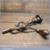 Rare 19th Century Ornate Antique Hand Drill Stamped T. Peter *Lenz* - Good Condition