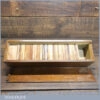 Scarce Vintage Boxed Set 52 Salesman’s Wood Samples - Good Condition
