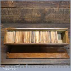 Scarce Vintage Boxed Set 52 Salesman’s Wood Samples - Good Condition