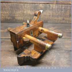 Antique Kirk & Asling Nottingham 1883-1891 Beechwood Brass Plough Plane