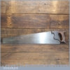 Antique 24” Rip Saw With 3 ½ TPI - Fully Refurbished Sharpened