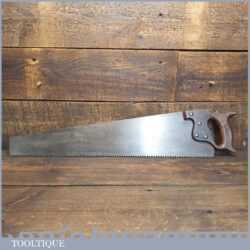 Antique 24” Rip Saw With 3 ½ TPI - Fully Refurbished Sharpened