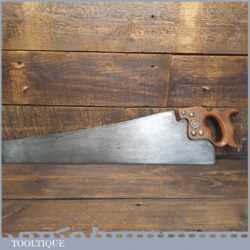 Nice Vintage S.Tyzack 24” Cross Cut Panel Handsaw - Refurbished Sharpened