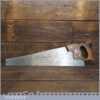 Vintage Disston Canada 22” Cross Cut Panel Handsaw 9 TPI - Refurbished Sharpened