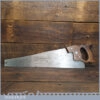 Vintage Disston Canada 22” Cross Cut Panel Handsaw 9 TPI - Refurbished Sharpened