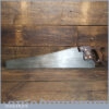 Vintage 26” Henry Disston Philadelphia USA D8 Cross Cut Handsaw 1896-1917 - Sharpened