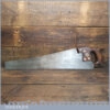 Vintage 26” Henry Disston Philadelphia USA D8 Cross Cut Handsaw 1896-1917 - Sharpened