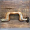 Antique D. Flather & Sons Brass Plated Beechwood Brace - Good Condition