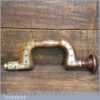 Vintage W. Marples & Sons Brass Plated Beechwood Brace - Rosewood Handle