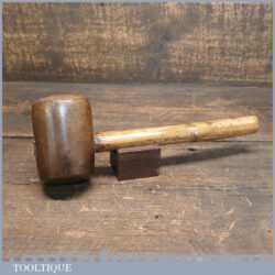 Vintage Stone Masons Composite Mallet Bamboo Handle - Good Condition