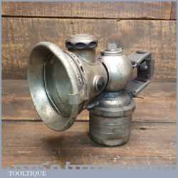 Antique Joseph Lucas Ltd Calcia Toura Carbide Bicycle Lamp - Good Condition