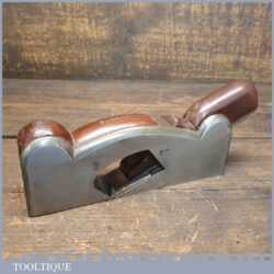 Vintage Cast Steel Shoulder Plane Mahogany Infill & Wedge - Ready To Use