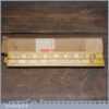 Near Mint Vintage 2ft Rabone Boxwood & Brass No: 1167 Folding Rule