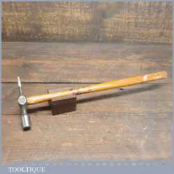 Vintage Brades No 1729 Upholsterer’s Cross Pein Tack Hammer - Hickory Handle