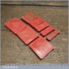 8 No: Vintage W. Marples & Sons Shamrock Protective Chisel Covers