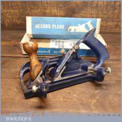 Vintage Boxed Record No: 778 Twin Arm Duplex Rabbet Plane - Fully Refurbished